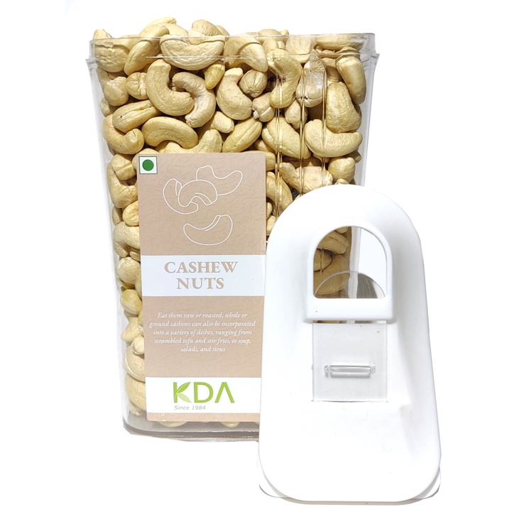 KDA Mangalore Cashew Nuts Whole (Kaju) W240 Size Handpicked Easy