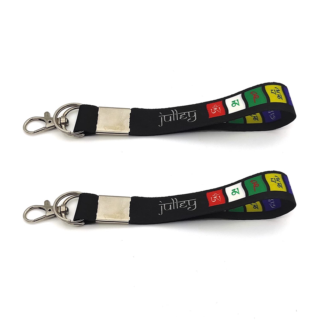 Tibetan Ladakh Prayer Words Lanyard Keychain with Ring to Hold your Car