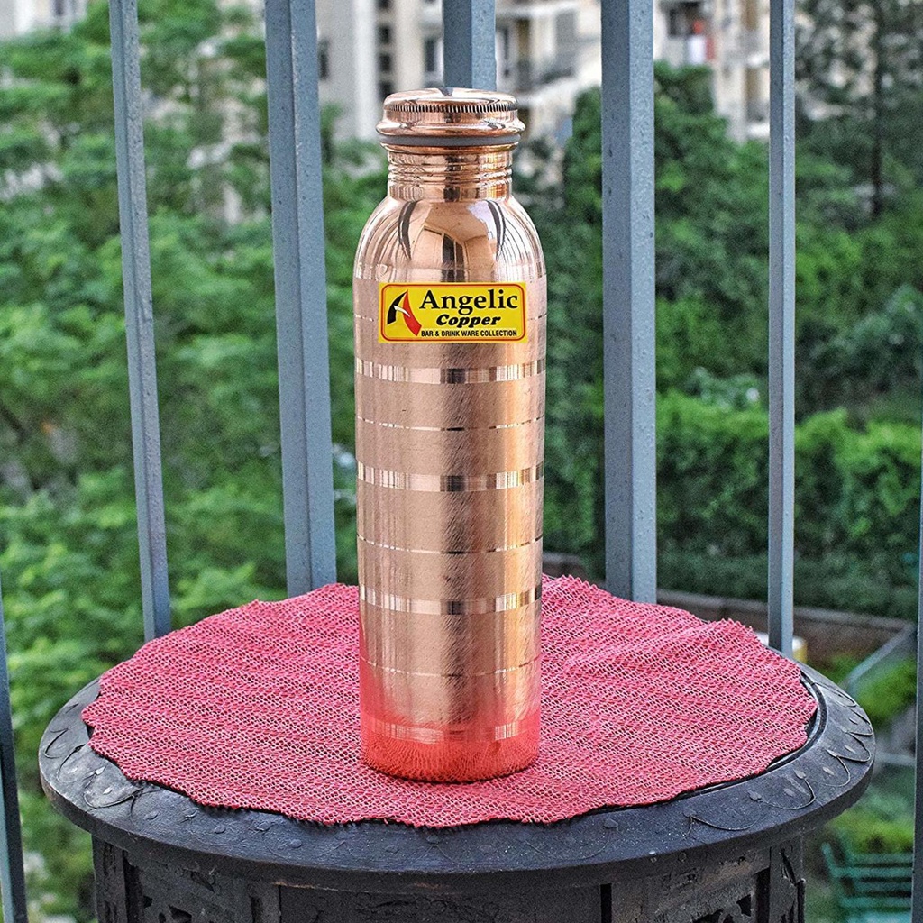 Ayurveda Healing Copper Bottle (1 litre) Shopee India
