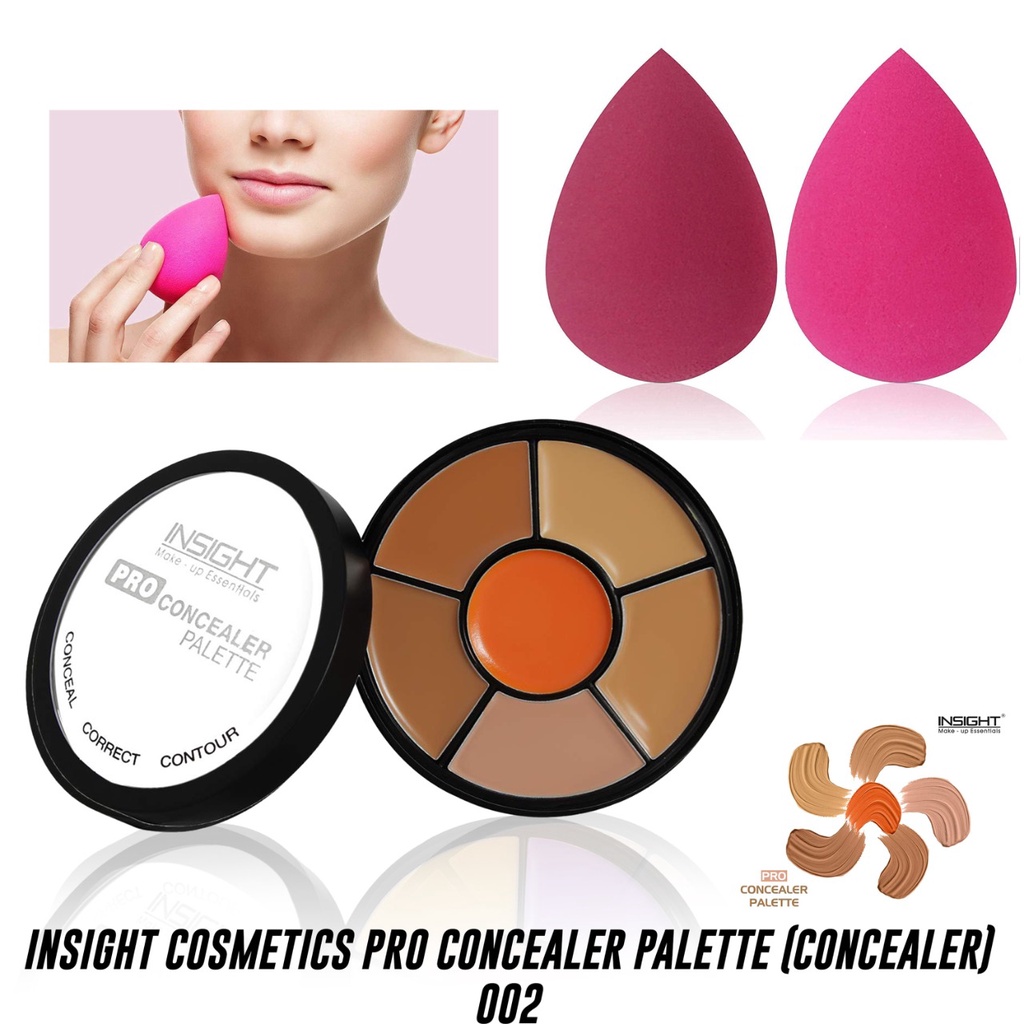 Insight Cosmetics Pro Concealer Palette Corrector (A), 15gm With Free