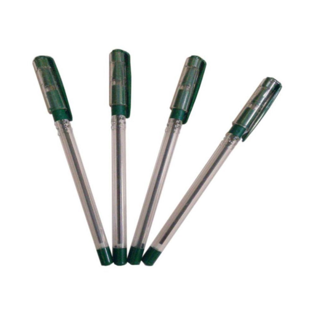 Cello fine grip ball pen , green pack of 5 Shopee India