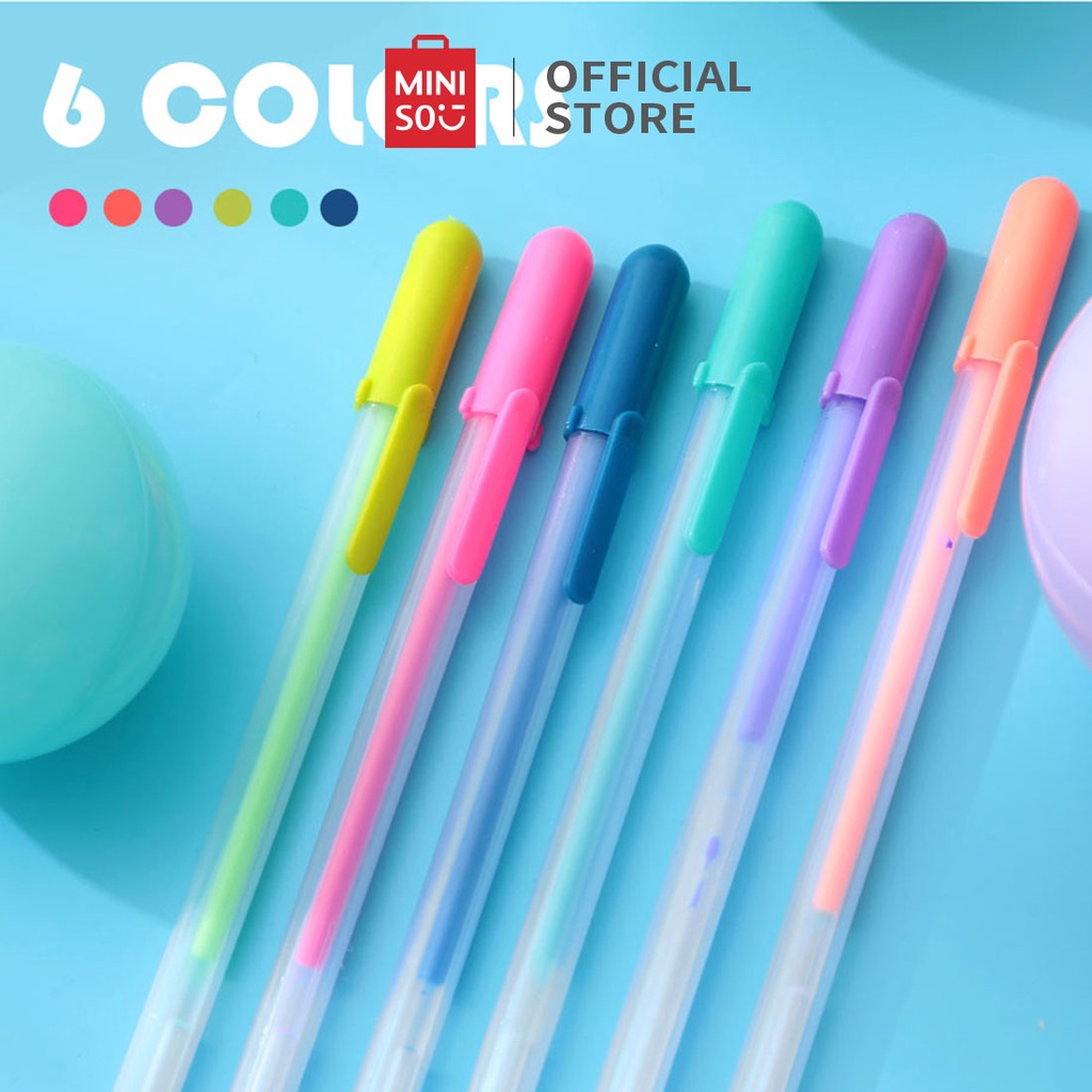 MINISO Candy Rainbow Series Gel Pen Shopee India