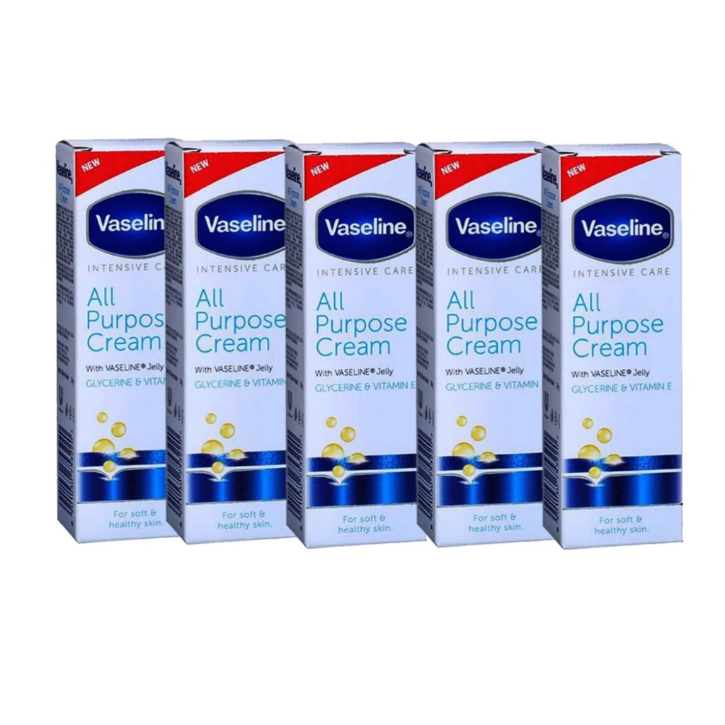 Vaseline all purpose cream 20g x 5 (100 ml) Shopee India