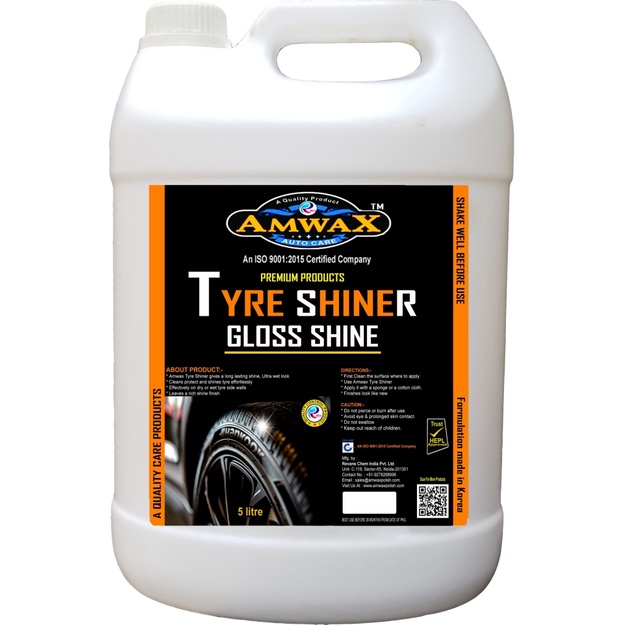 amwax Liquid Car Polish for Tyres (5 L) Shopee India