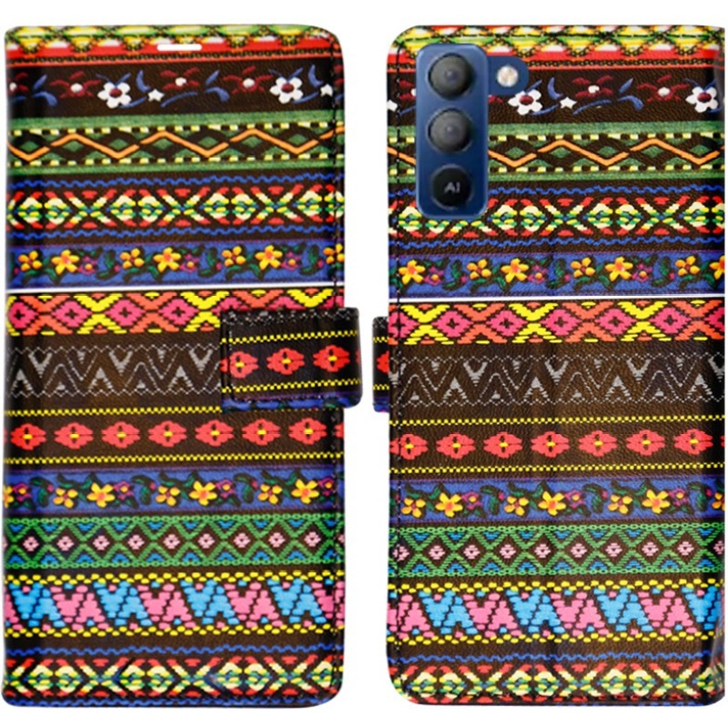 MAXSHAD Flip Cover for Tecno Pop 5 Lite (Multicolor, Case) Shopee India