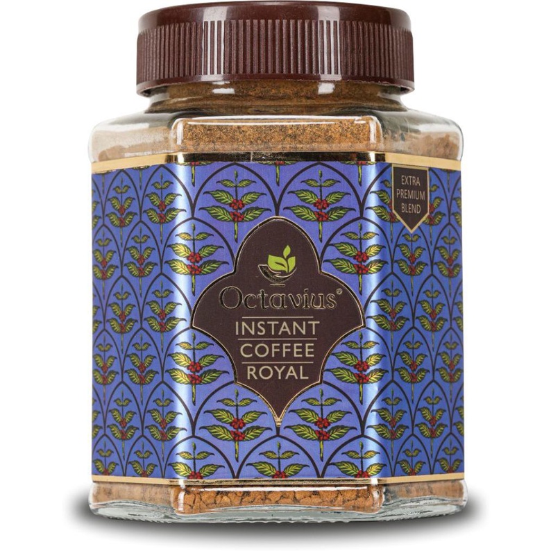 Octavius Royal Freeze Dried Pure Arabica Instant Coffee 100 Gm