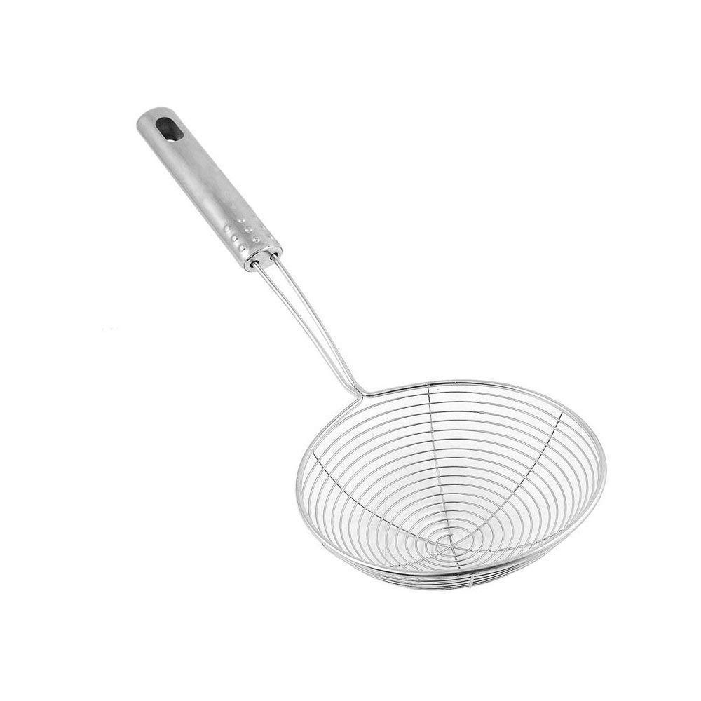 ServEzee Stainless Steel Deep Fry Jhara Mesh Wire Skimmer Puri Strainer