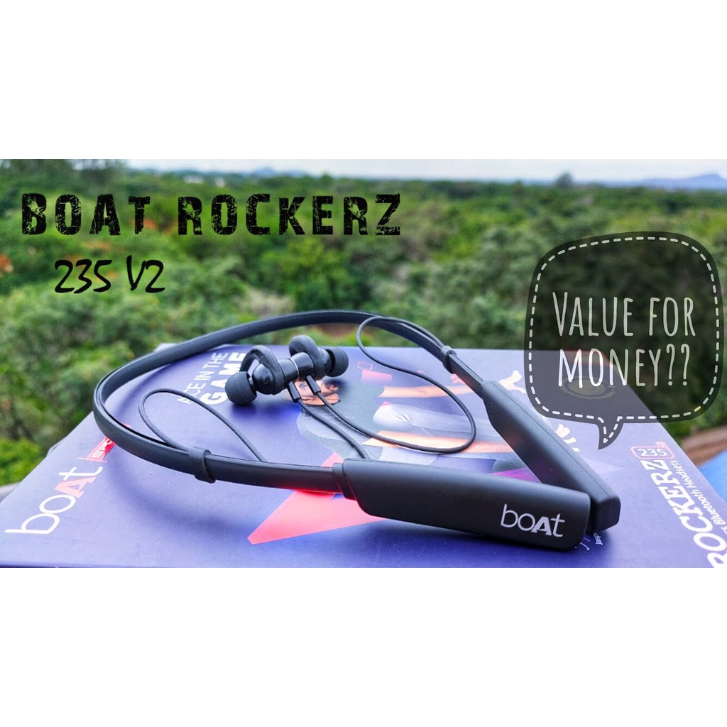 boAt Rockerz 235V2 Wireless Bluetooth in Ear Headset with Mic (Red