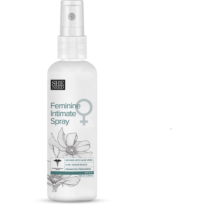 SheNeed Feminine Intimate Spray for Women, For Bikini Area, Protection