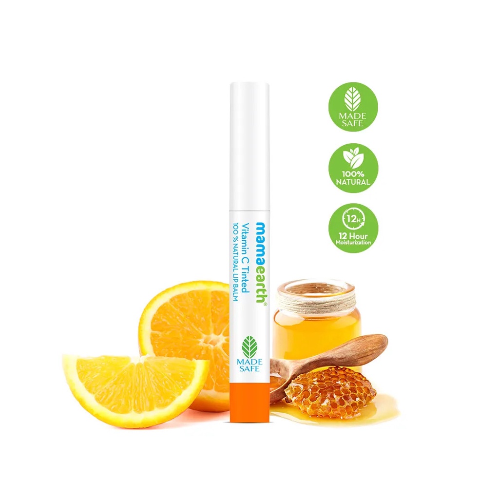 Mamaearth Vitamin C Tinted 100 NaturalLip Balm2g Shopee India