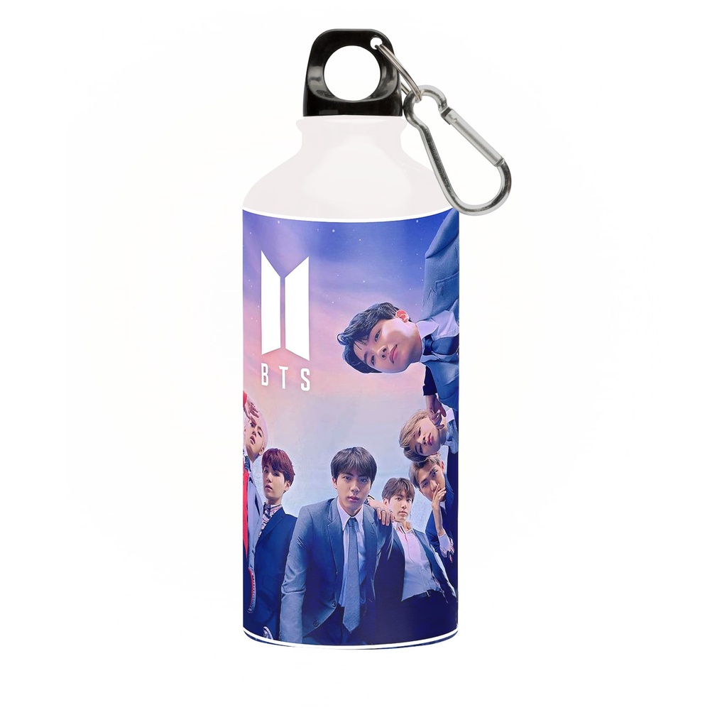 MG Brand BTS Bangtan Boys Theme Fan Art Aluminum Sipper Water Bottle 4