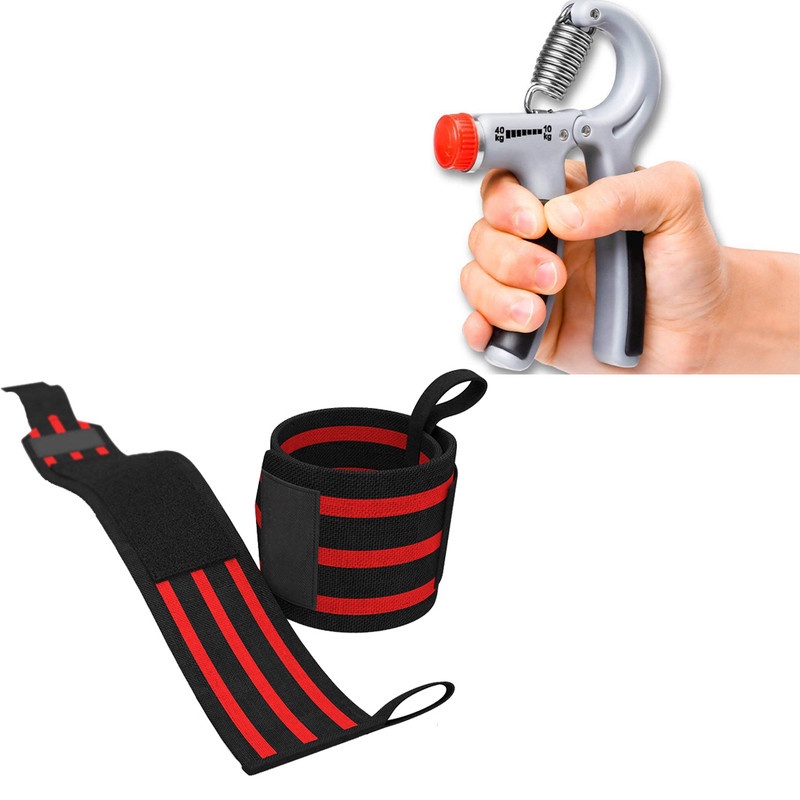 JVN Wrist Support Band/Wraps with Thumb Loop Strap & Adjustable Hand