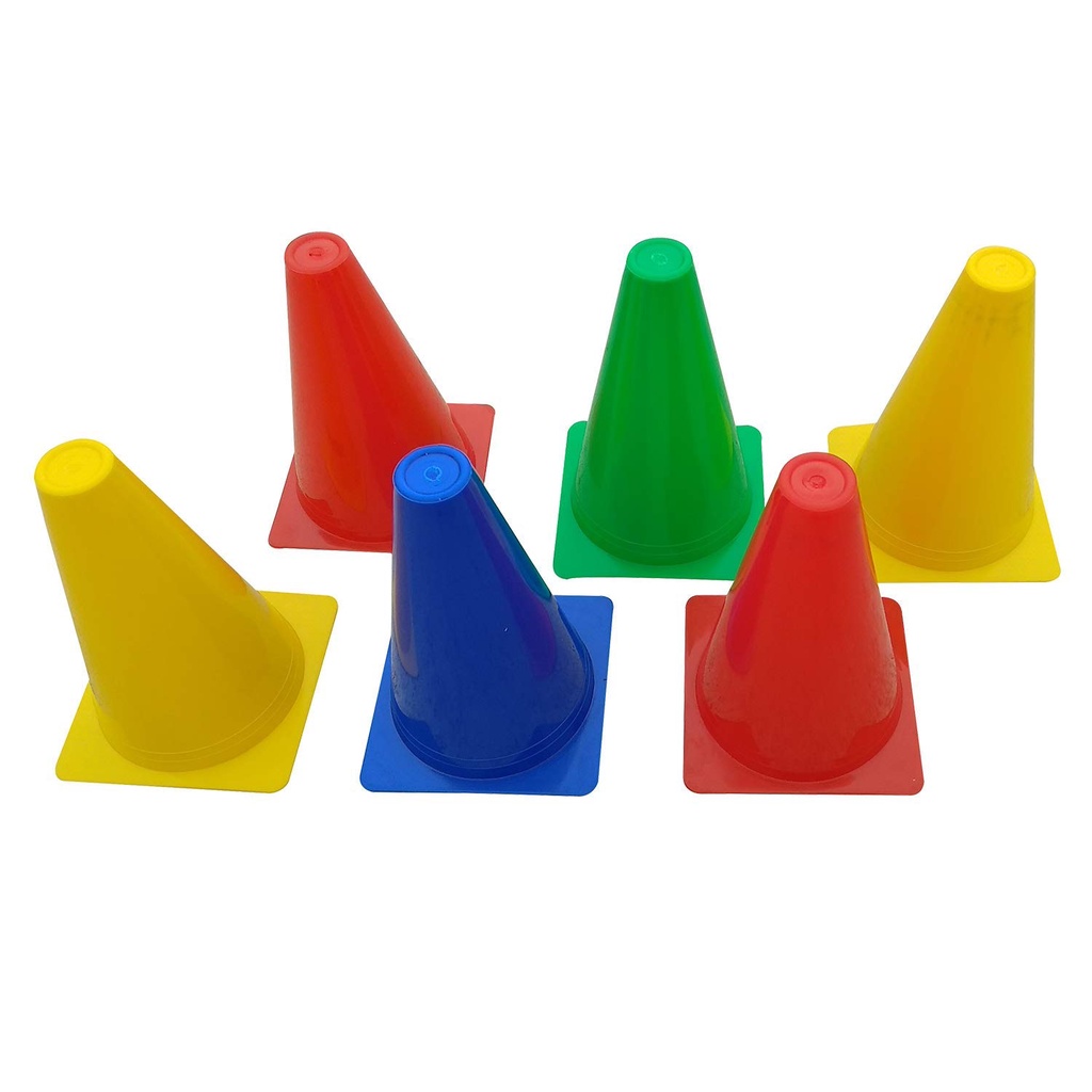 CF SPORTS 6 Inch Cones Pack 6,10 Space Markers and 4 Meter Ladder