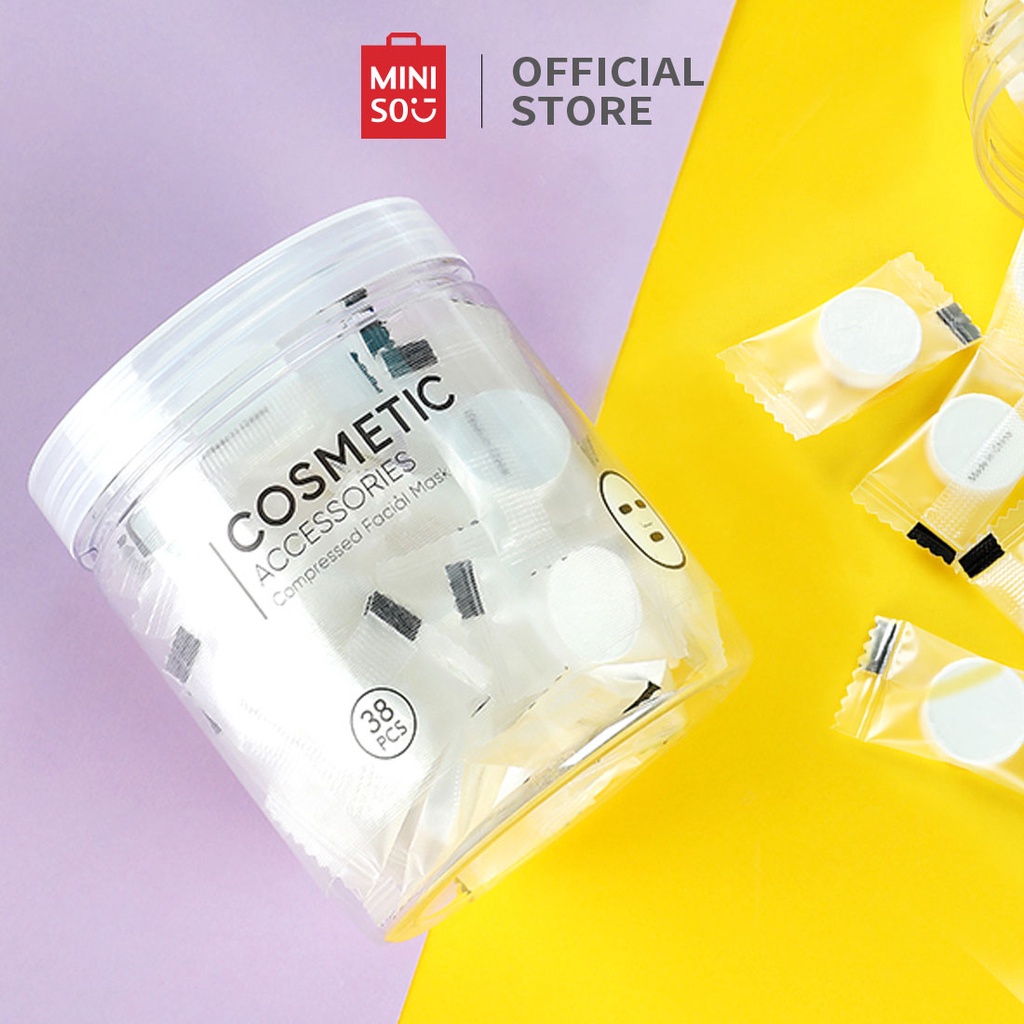 MINISO Compressed Facial Mask (38Pcs) Shopee India