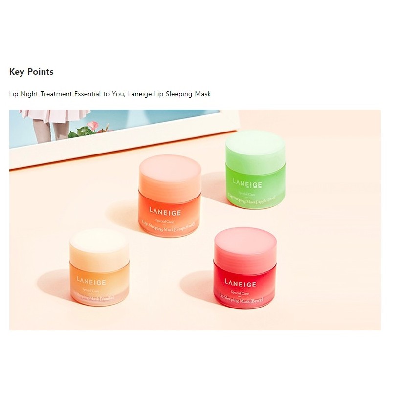 [LANEIGE] Lip Sleeping Mask EX 3g Berry (sample) Shopee Philippines