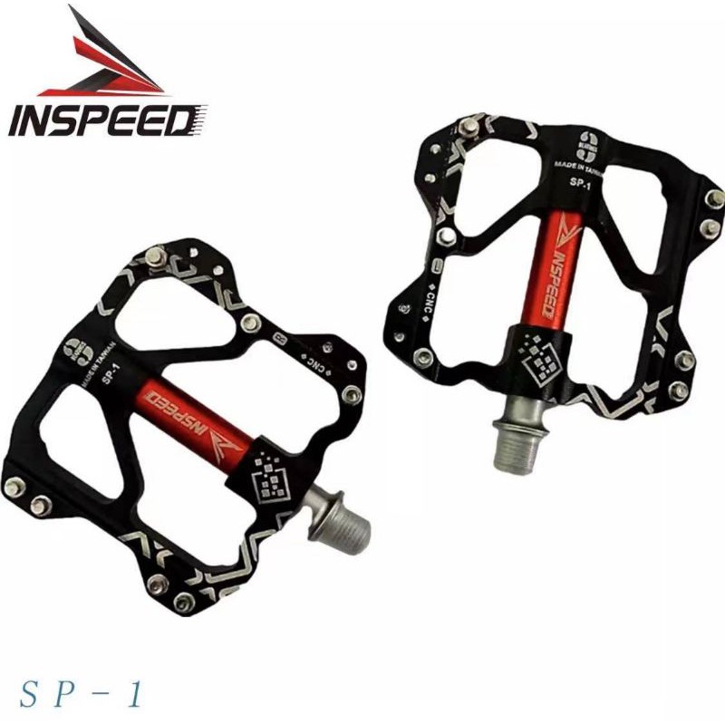 INSPEED sealed Bearing Pedal 3 Bearings MTB Mountain Bike 6061 Aluminum