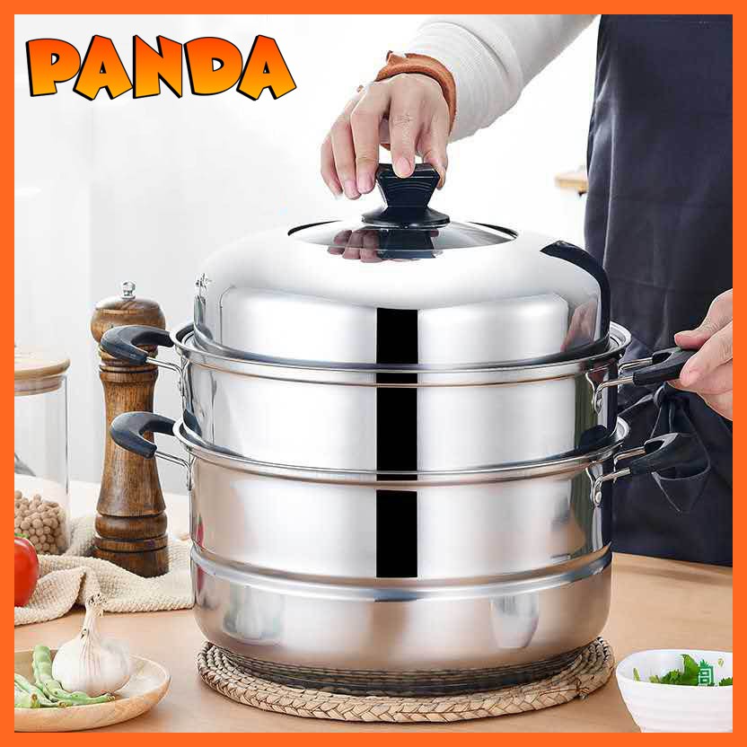 PANDA COD Steamer 32 Layer Siomai Steamer Stainless Steel Cooking Pot Kitchenware Z072