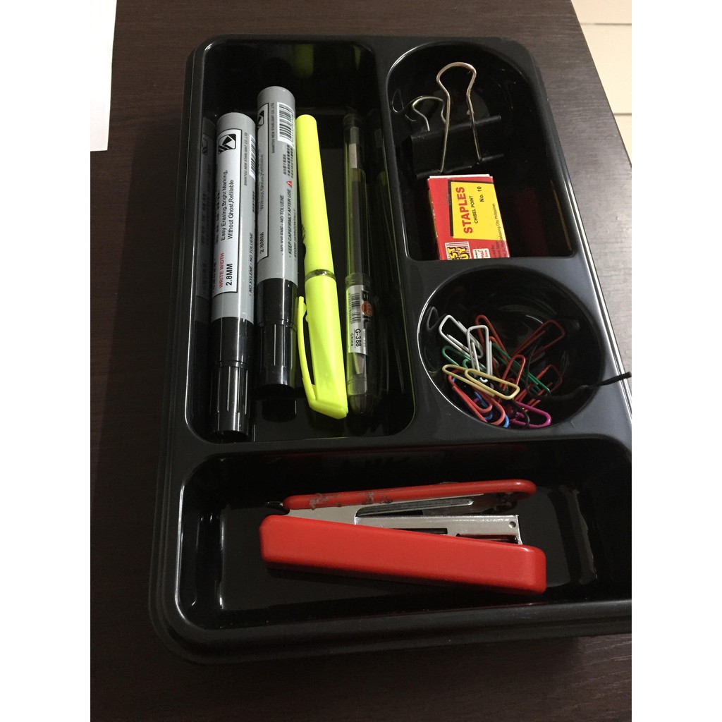 Office desk drawer tray pen organizer for paper clips Shopee Philippines