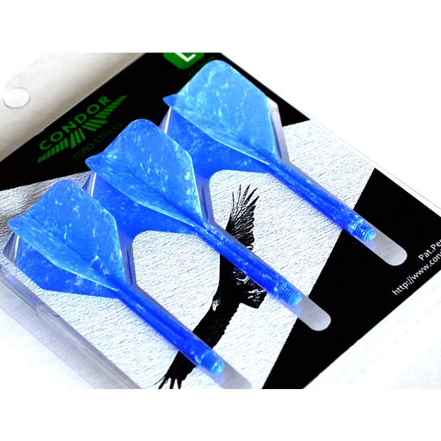 Darts Japanese Original CONDOR One Body Color Dart Wing With Shaft