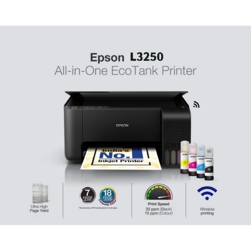 Epson EcoTank L3250 WiFi AllinOne Ink Tank Printer Shopee Philippines