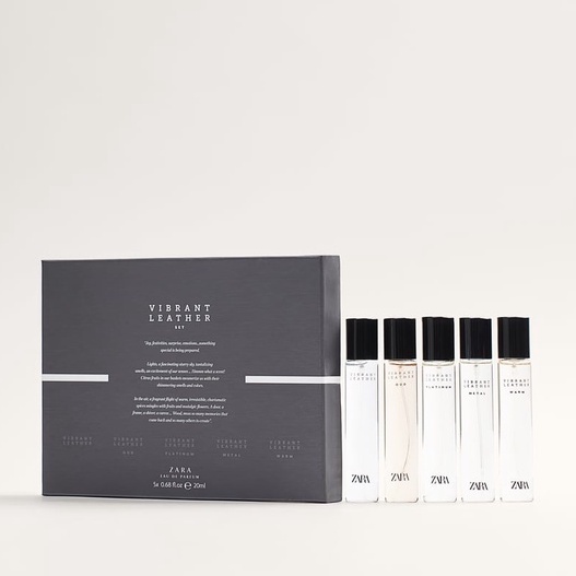 Zara EDP VIBRANT LEATHER COLLECTION DISCOVERY SET Shopee Philippines