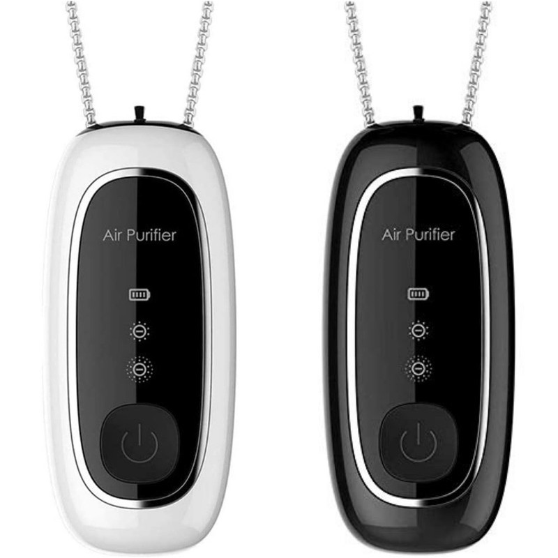 Fashion Personal Wearable Air Purifier Necklace Mini Portable Air