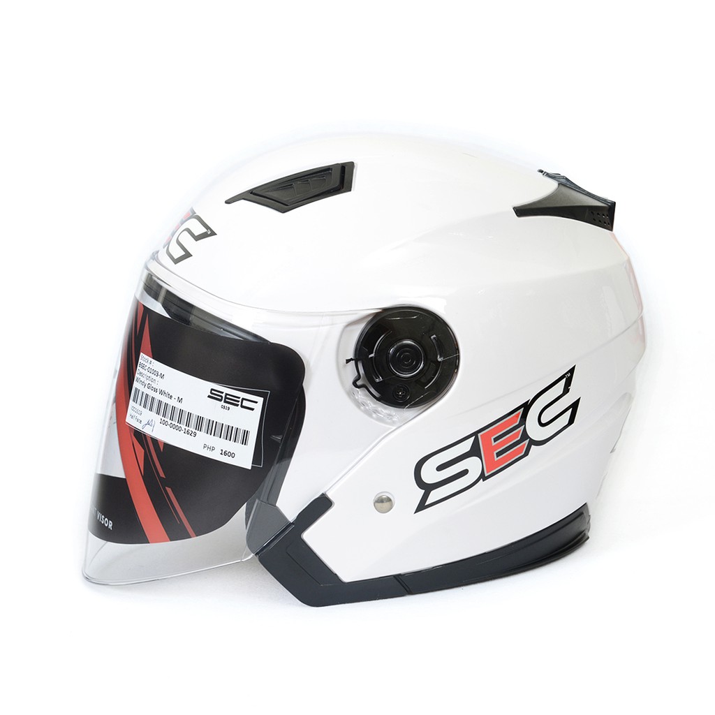 SEC 01003 Half Face Helmet WINDY WHITE Shopee Philippines