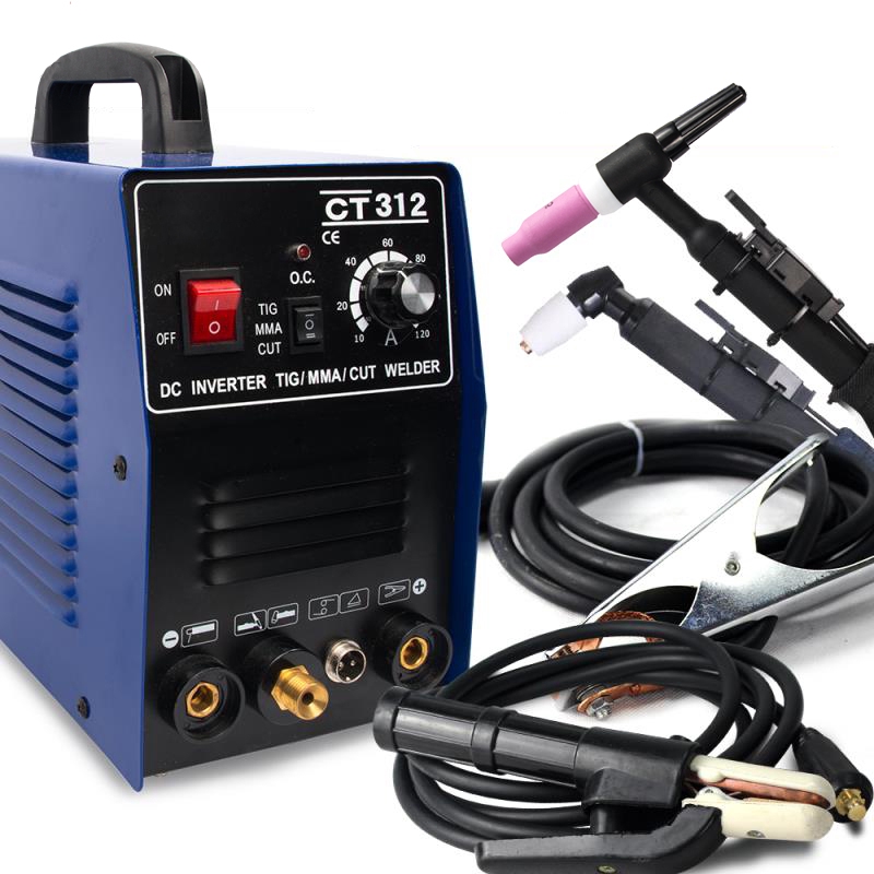 HOT CT312 3 in 1 TIG MMA CUT TIG Welder Inverter Welding Machine 120A