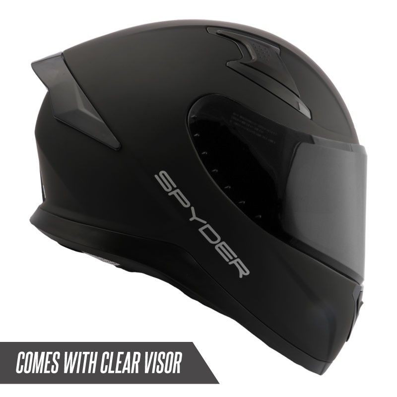 Spyder Recon Mono PD Fullface Dualvisor (Free Clear lens/Spoiler