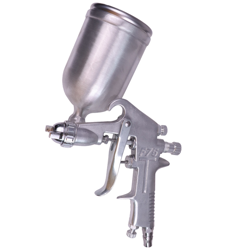 Spot aluminum spray gun air spray gun pneumatic spray gun with pot 1.5