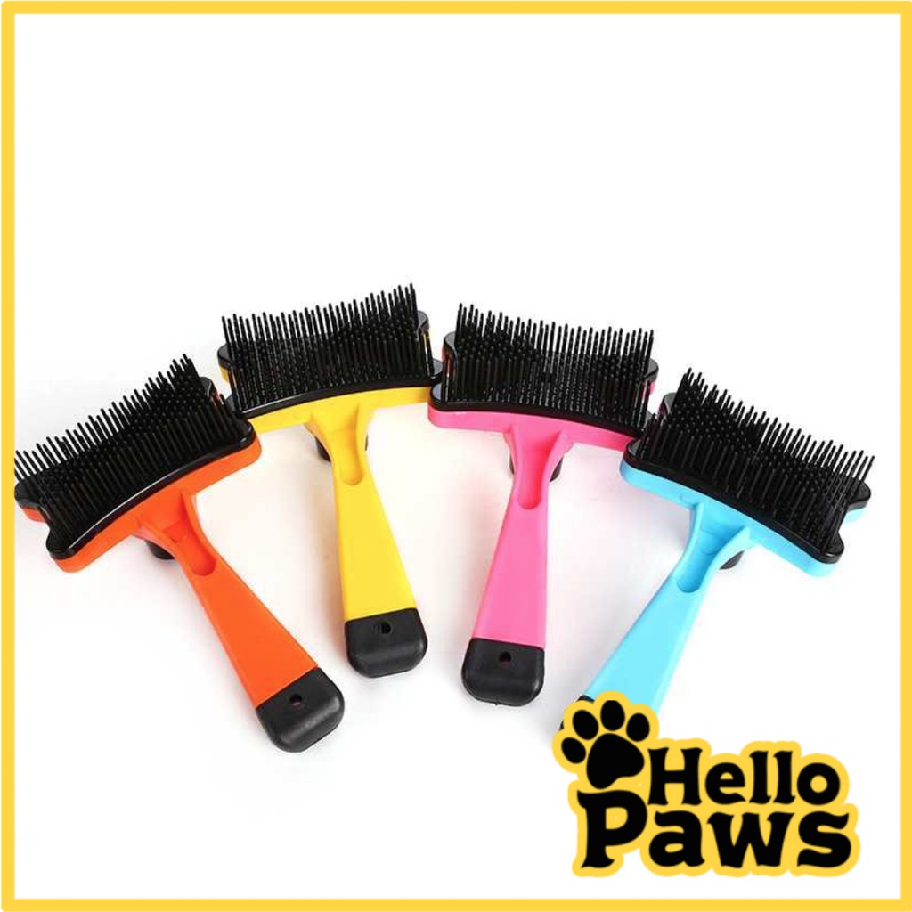 Hello Paws Pet Trimmer Slicker Brush Grooming Rake Shedding Comb Tool