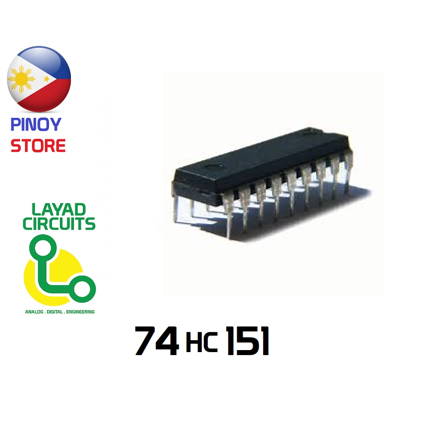 74HC151 74LS151 74151 8-input Multiplexer IC Line Data Selector 74151