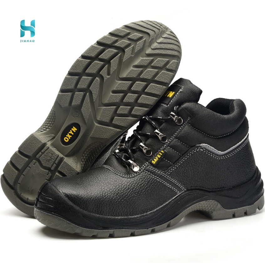 OXYN 1838 Safety Shoes For Men Antismashproof Safety Shoes Steel Toe Steel Nonslip Work Shoes
