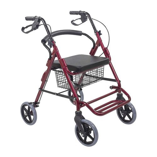 Heavy duty Adjustable Adult Medical Walker Rollator with Seat and