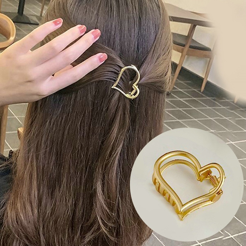 Butterfly Golden Metal Hair Clamp Hair clips For Women Korea Metal