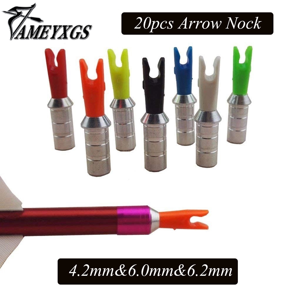 20 Pcs Arrow Nock & Arrow Pin Antinailing and Antitailing for ID 4