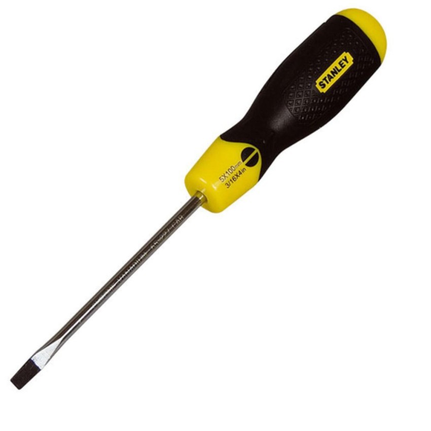 Stanley cushion grip flat screwdriver 5 x 100mm Shopee Philippines