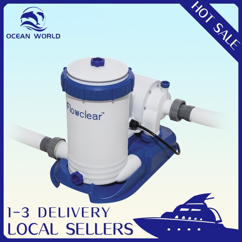 58391 2500gal Filter Pump Swimming Pool Flowclear Filter Swimming Pool