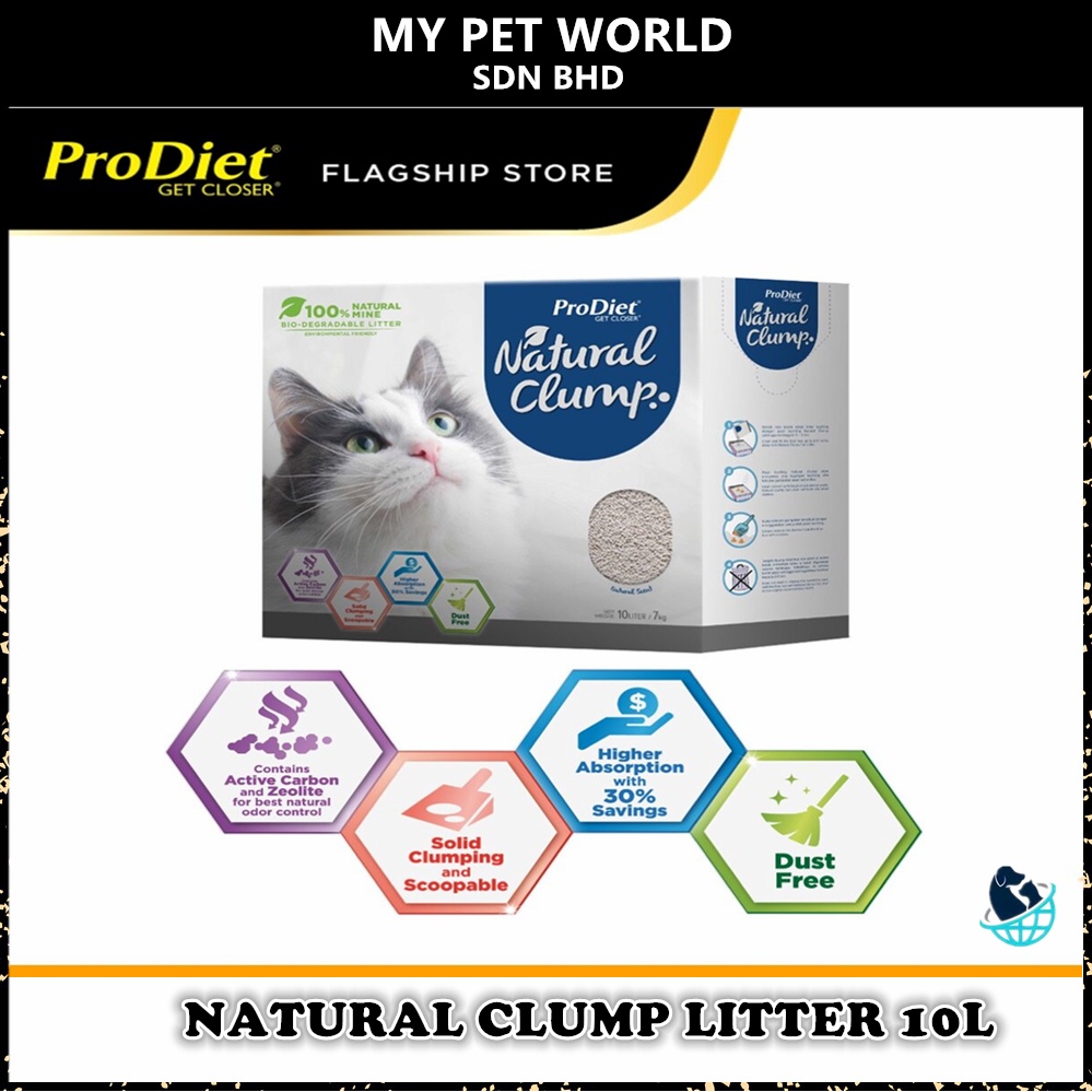 ProDiet Natural Clump Cat Litter 10L Shopee Philippines