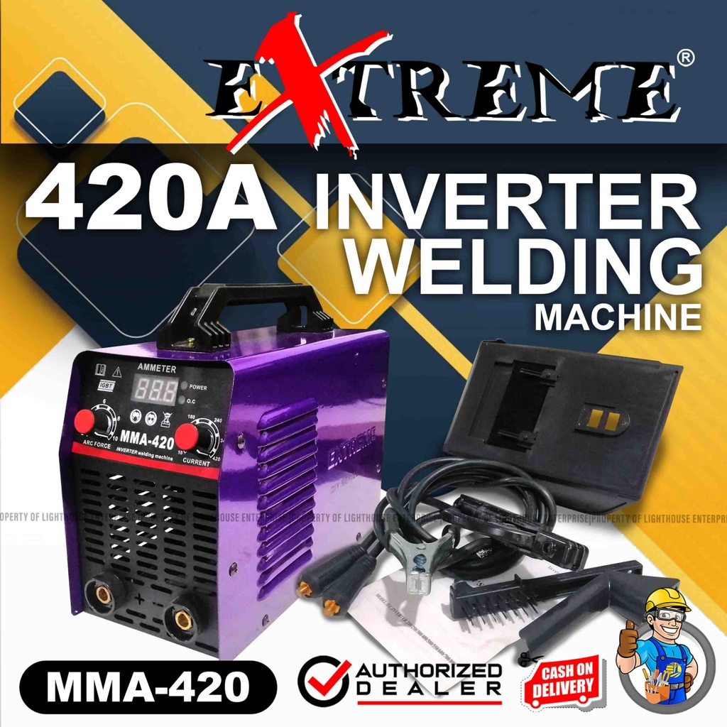 EXTREME Japan 420A Inverter Welding Machine (MMA420) *LIGHTHOUSE