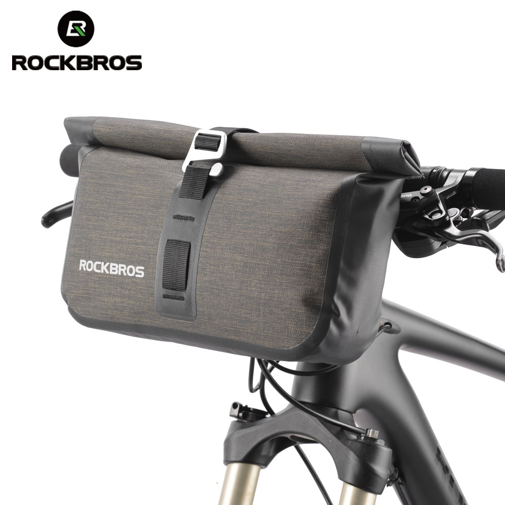 ROCKBROS 56L Bicycle Bag Waterproof Front Reflectice Tube Bike Bag MTB
