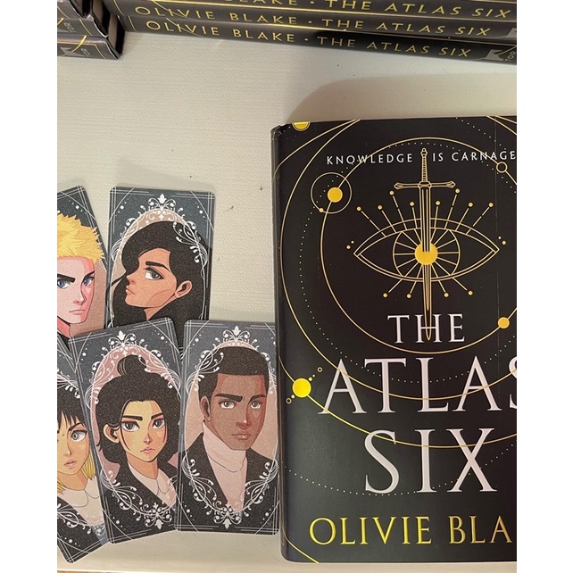 The Atlas Six (Hardcover) w/ exclusive Character Bookmarks! Shopee