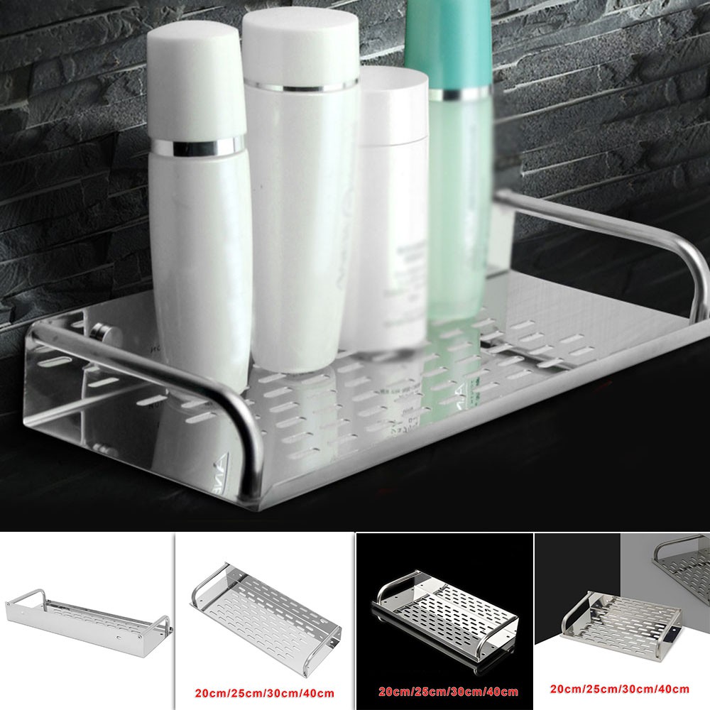 Storage Rack Shelf Organizer Holder Shampoo Soap Kitchen Bathroom