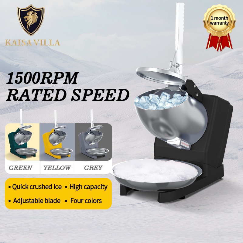 Kaisa Villa ice crusher electric machine manual 250W Ice crusher ice