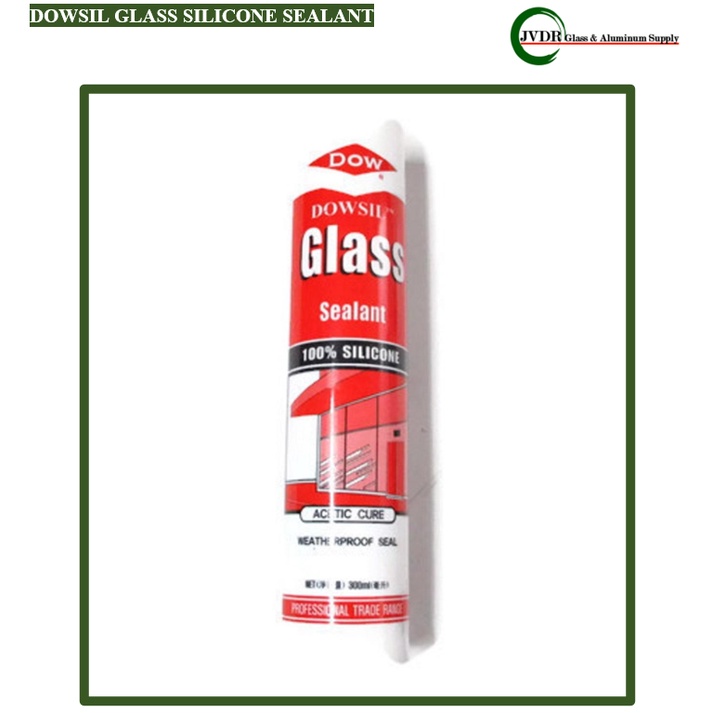 Dowsil Glass Sealant 100 Silicone Acetic Cure Weatherproof Seal Waterproof Seal 300ml Shopee