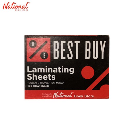 Best Buy Laminating Sheet 100X135mm 125Mic 100S Shopee Philippines