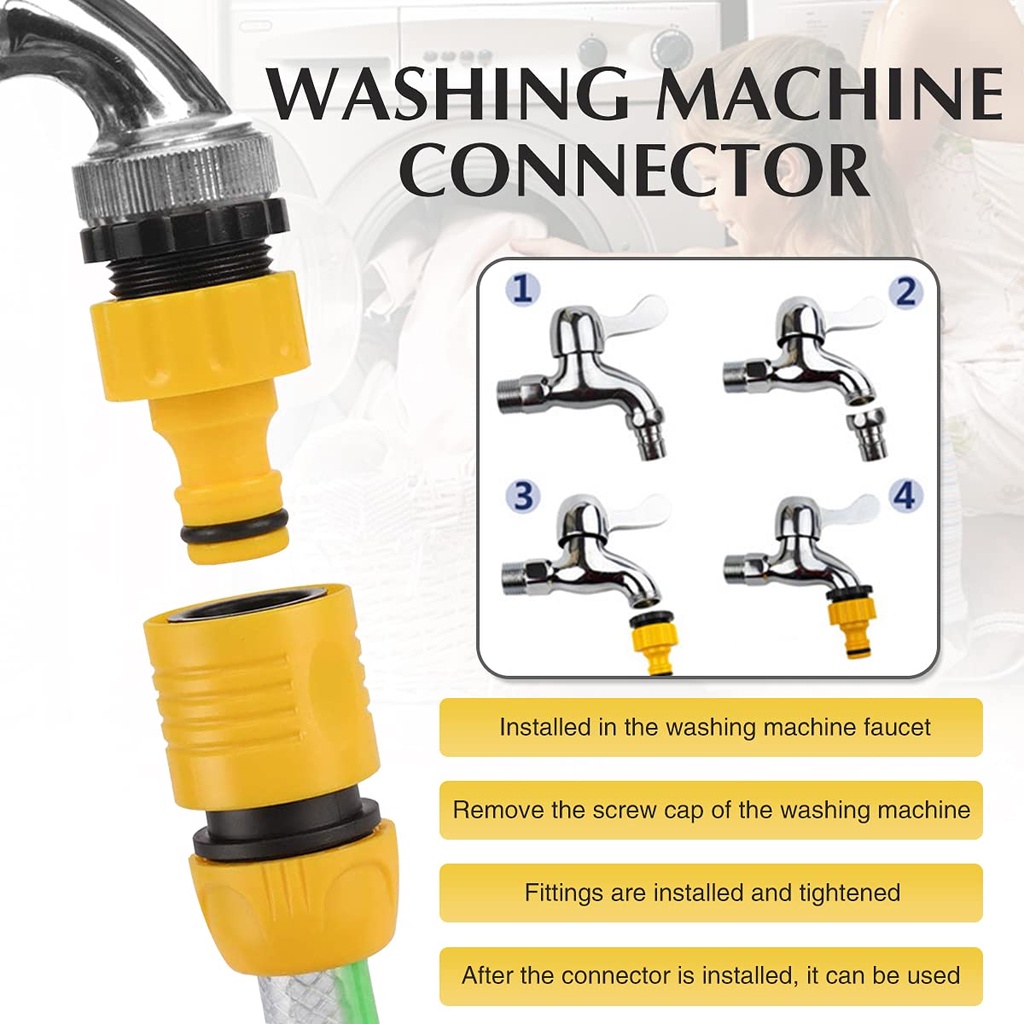 2pc 3/4'' 1/2'' Coupling Hose Connector Gardening Tools Shopee