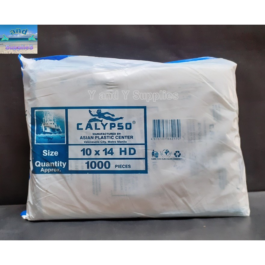 Calypso 10x14 HD Plastic (sold per small pack, 100's) Shopee Philippines