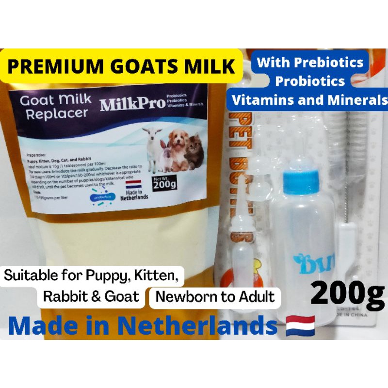 Milk One milkone & Milk Pro Milk Replacer 200g milk one puppy kitten