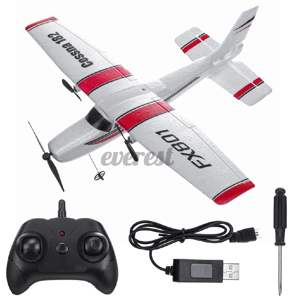 remote flight airplane toy FX801 RC Plane 2.4G 2CH RTF Remote Control